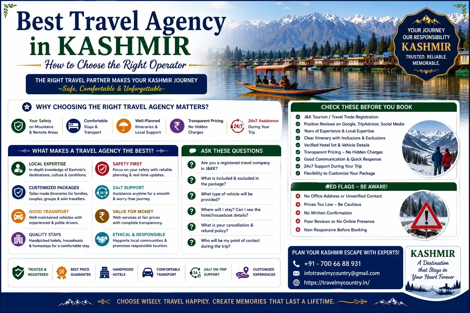 Best Travel Agency in Kashmir- Travel My Country tour and travel agency