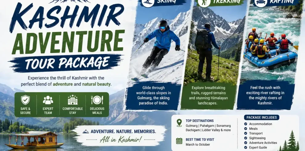 Kashmir Adventure Tour Package