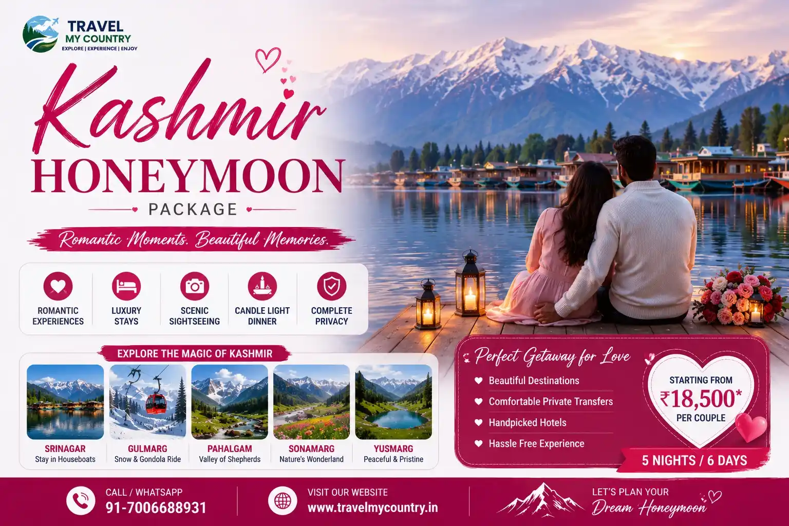 Kashmir Honeymoon Package