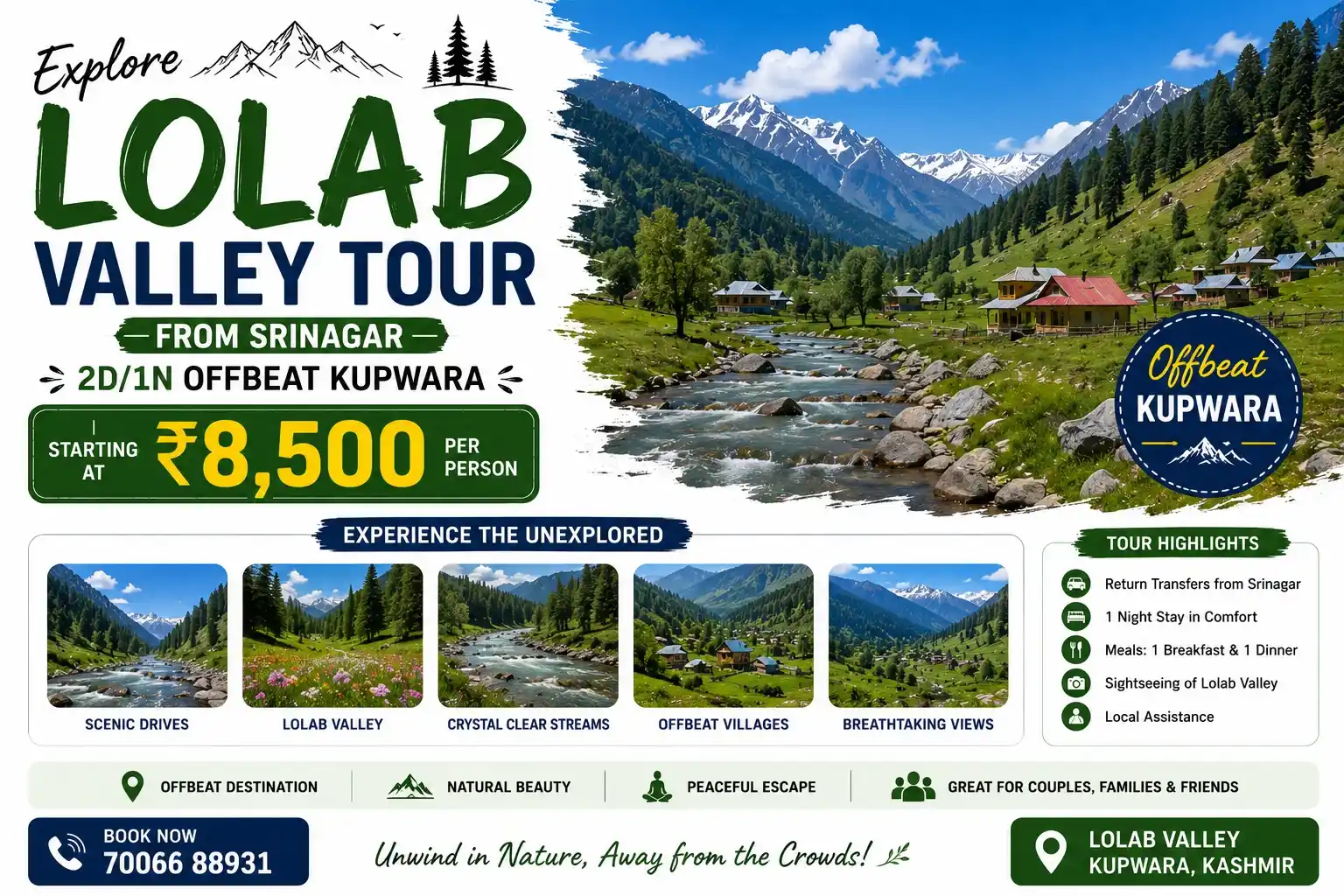 Lolab Valley Tour from Srinagar