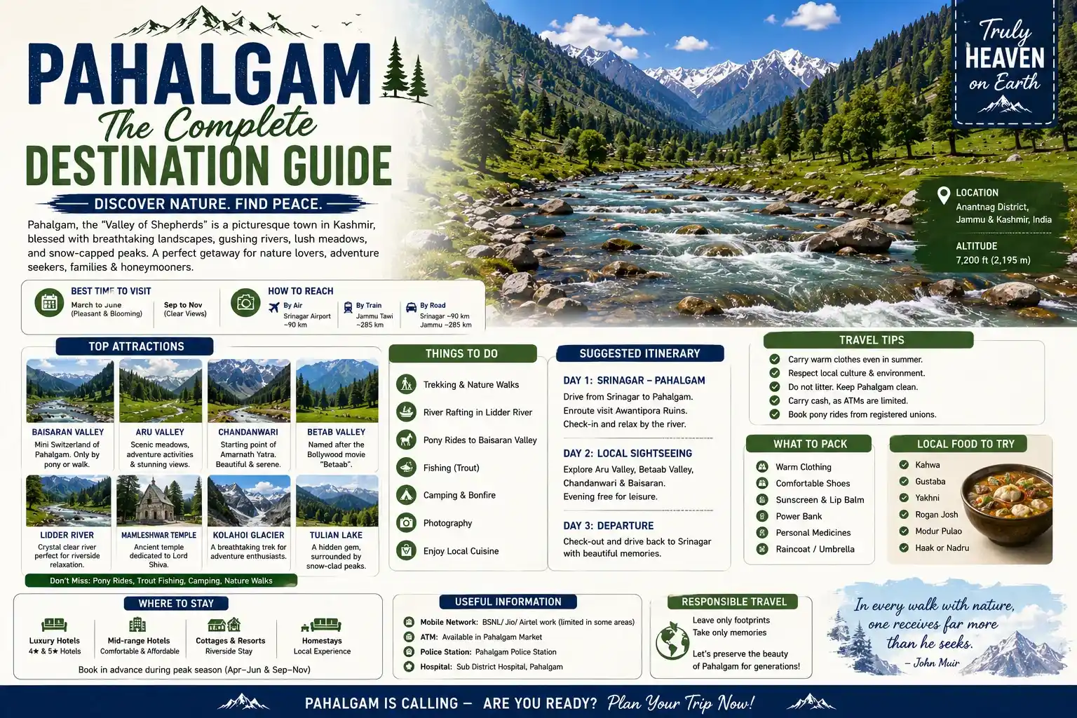 Pahalgam — The Complete Destination Guide