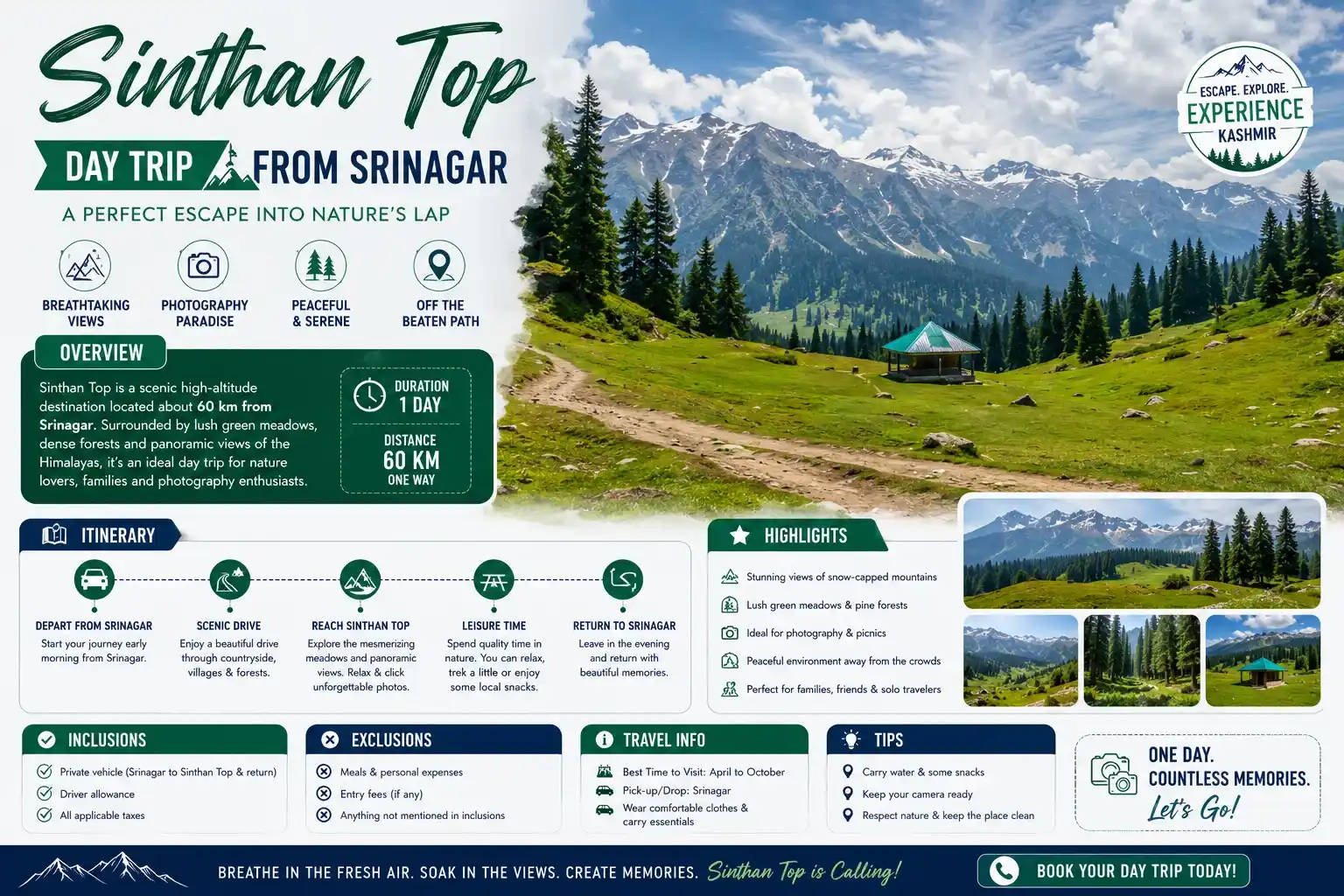 Sinthan Top Day Trip from Srinagar