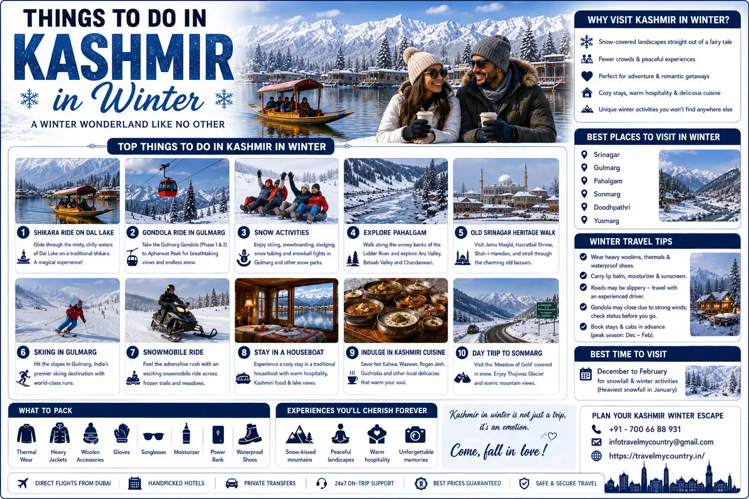 Things to Do in Kashmir in Winter